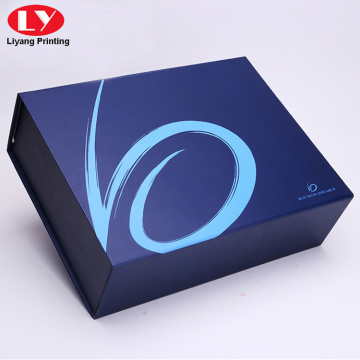 Luxury Navy Square Necktie Box