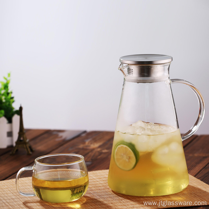 Homemade Juice Iced Tea by Glass Jug