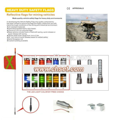 flag pole safety whip buggy whip