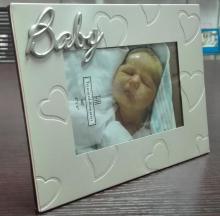cute baby series photo frame for first year baby shower as promotional gift