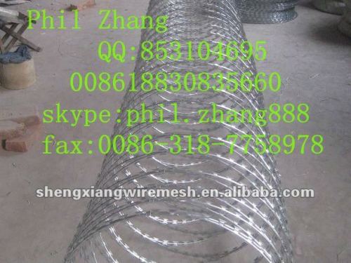 razor blade fencing wire/razor blade wire mesh fence