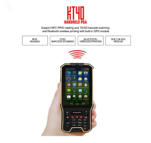 8GB ROM 1GB RAM handheld barcode scanner android 4.4 A7 processor with Micro TF max.32G expansion