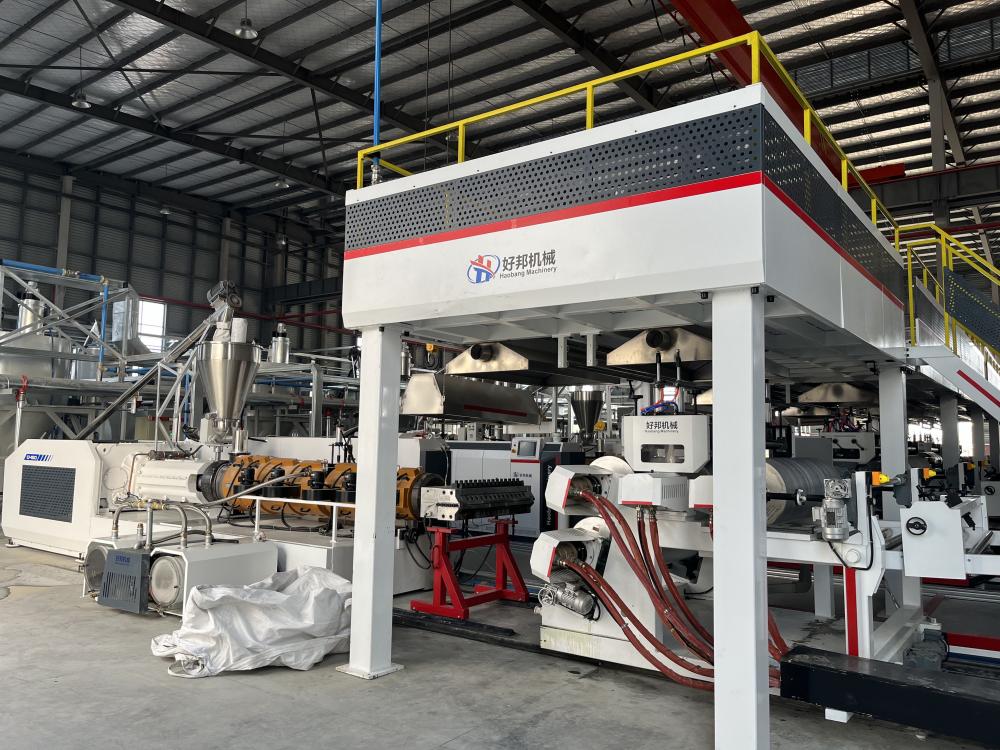 SPC Floor Live Lease Production Line