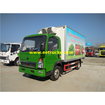 2ton HOWO Refrigerated Light Vehicles