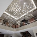 Офисный холл акриловый хрустальный потолок люстра освещение