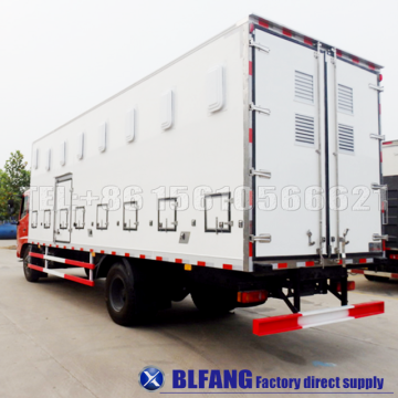 Heat insulation high quality transport chick truck body prices