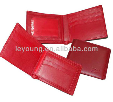 Promotional Red Pu Ladies' Wallets