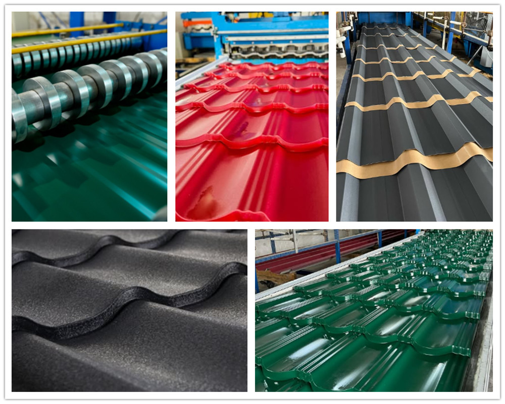 ورقة تسقيف معدنية metal roofing sheet