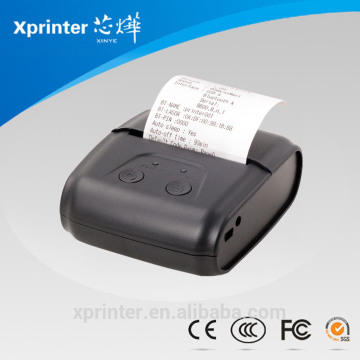 Battery powered portable printer