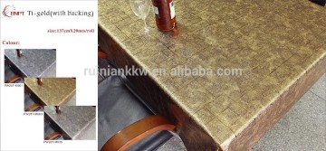 Ti-Gold Table Runner with woven backing