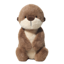 Cute Unisex Sea Otter Plush Toy - Soft Polyester Birthday Gift