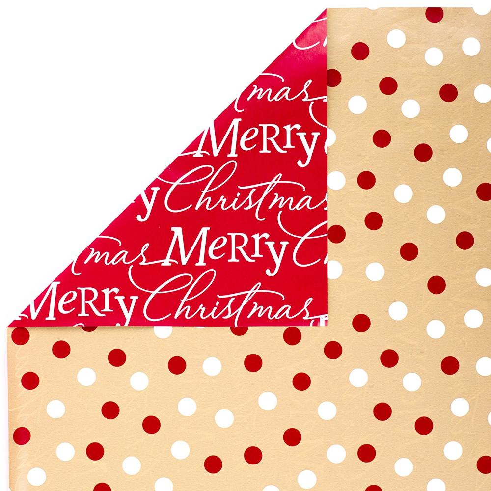 Christmas Reversible Wrapping Paper