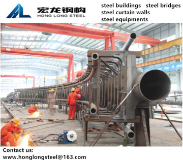 Steel Track Fabrication for Roller Coaster