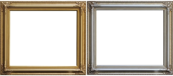 Gold/Silver Baroque Style Classical Wooden Painting Picture Frames