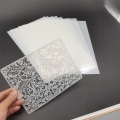 125micron blank Mylar Strancil Sheet для картины Bodyart