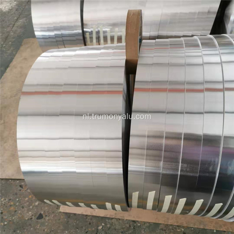 Aluminium strip voor beklede en gepantserde kabelscherm