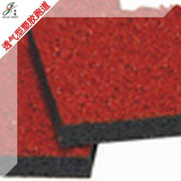 Breathable-spray plastic track