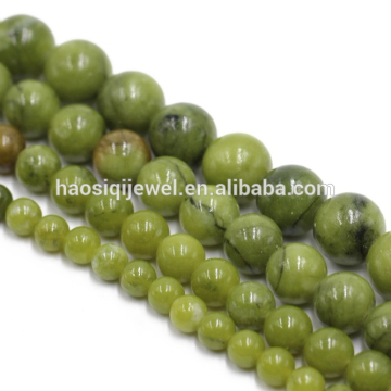 2017 new arrival loose beads Green Serpentine bead string wholesale China 4mm -12mm Alibaba beads for clothes
