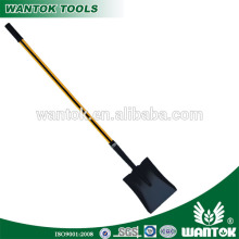 Heavy duty fiberglass handle shovel