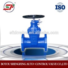 Locked stem gate vale