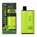 Atacado Fume Infinity 3500 Puffs Vape descartável famoso