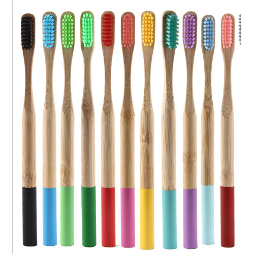 Soft bristles bamboo toothbrush