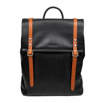 Urban Business Leather Flap Backpack