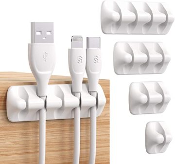 Cord Organizer Cable Self Adhesive USB Cable Holder