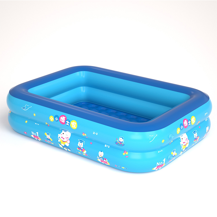 Aufblasbarer Kinderpool Babypool Blau Schwimmbad