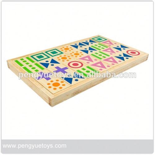 Education Domino	,	Wooden Games: Domino	,	Domino Set in Wooden Box