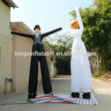 inflatable the bride and the bridegroom air dancer,customized available