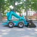 Mini skid steer loader mini baru beroda