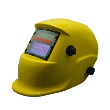 Fashion auto-darkening welder helmet yellow welding helmet with many colors
