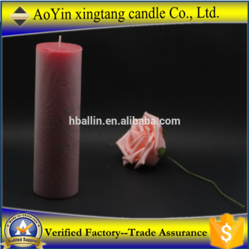 Wholesale hotel decoration cheap soy pillar candle