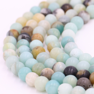 loose bead natural stone amazonite beads for jewelry making