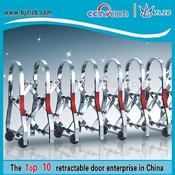 Museum exhibition barrier stanchion folding barrier