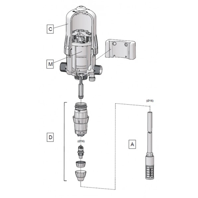 Dosatron Injector لمضخة النسبي الأوتوماتيكية