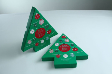 Tree shape christmas gift box