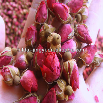 Dried pink rose buds for medicine raw or tea