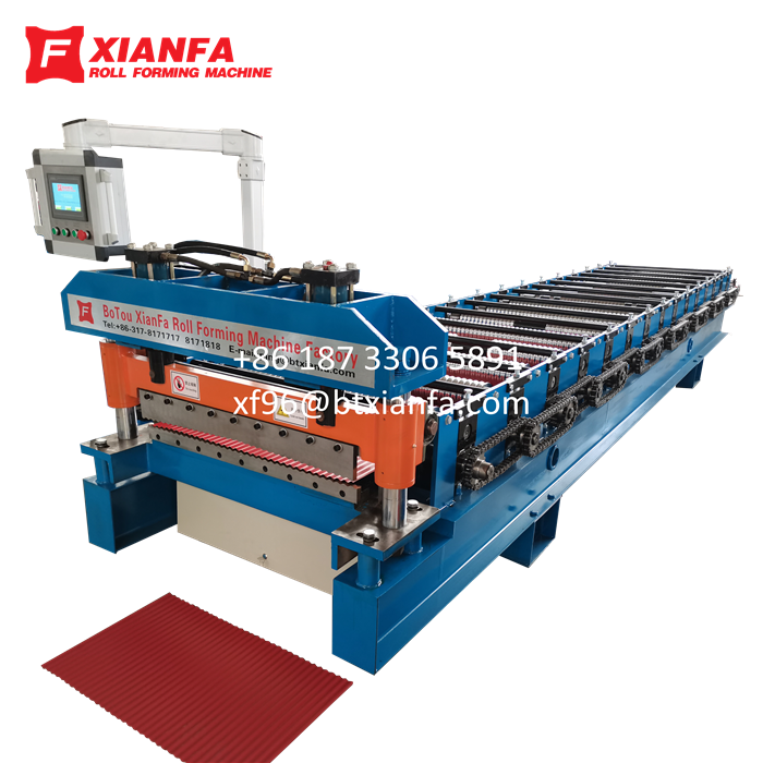 Mini-Flute Profile Sheet Roll Forming Machine