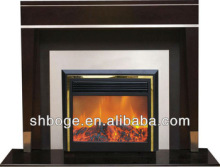 ready-made good quality MDF electric fireplace heater mantle