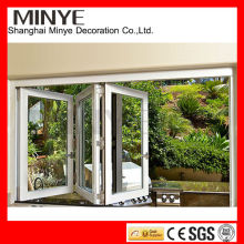 ELEGANT ALUMINUM FOLDING WINDOW FOLDING GLASS WINDOW UPVC FOLDING WINDOW