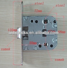 passage safety brass key lock