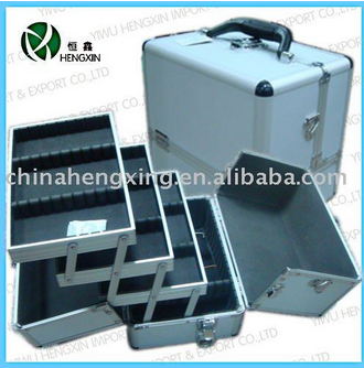 Professional cosmetic case ,High Quality Aluminum Tool Case