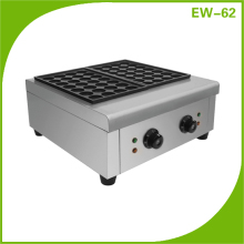 2-plate electric fish ball grill / fish ball barbecue oven