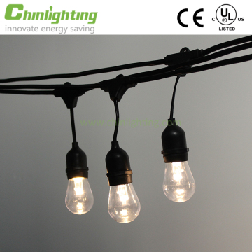 PVC led plastic 2700K 2200K filament string lamp light