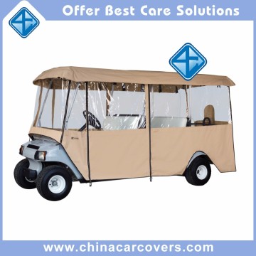 Waterproof wheel cover golf cart enclosure