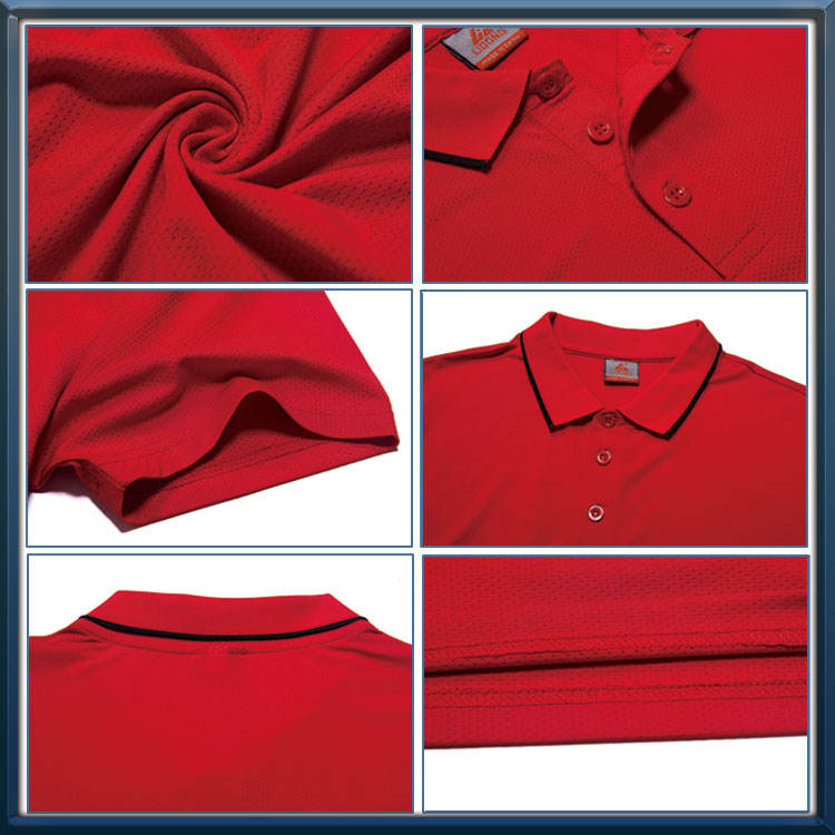 Cheap Colorful Short Sleeve Polo T Shirt Men Comfort Polyester Mesh Golf Plain T-shirts