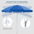 6.5ft Portable Windproof Sunshade Parasol for Beach