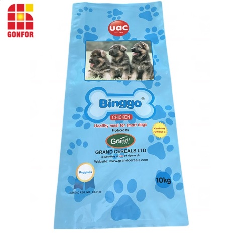 Sacchetto di cibo per cani premium in alluminio stampato personalizzato da 15 kg